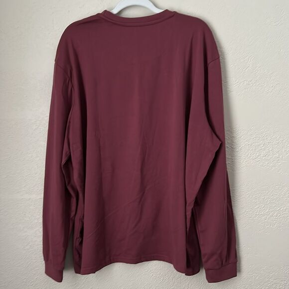 Eddie Bauer Workwear Men’s Size 3X Stain Resistant Long Sleeve Graphic Tee Shirt - Picture 2 of 6